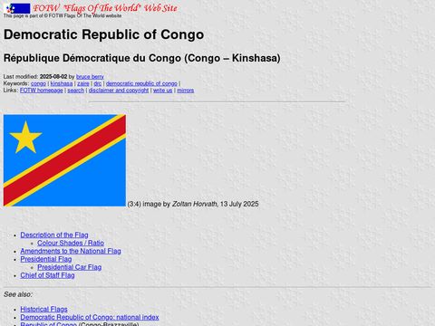 Flags of the World - Democratic Republic of Congo