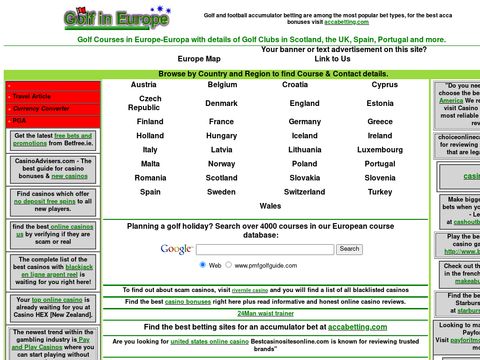 Golf in Europe