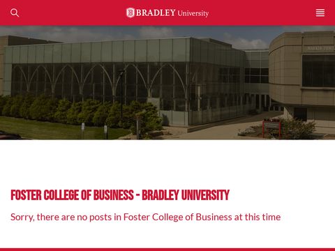 Bradley University, Foster College of Business