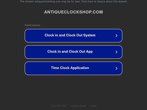 Antique Clock Shop