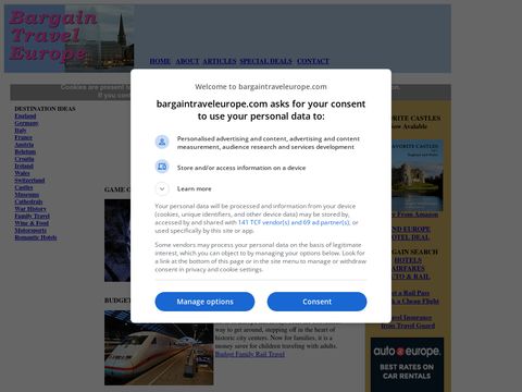 Bargain Travel Europe