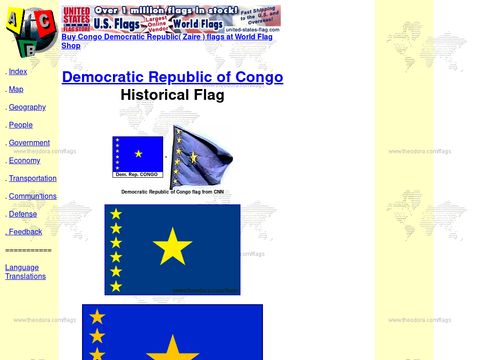 Theodora.com - Flag of the Democratic Republic of Congo