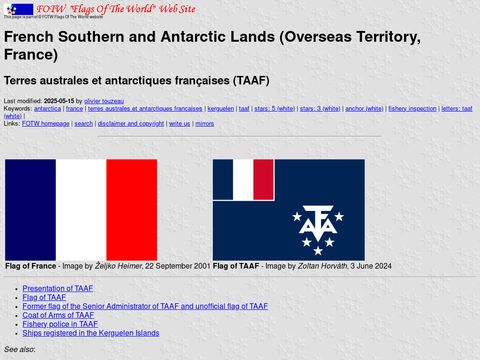 Flags of the World - French Austral and Antarctic Territories