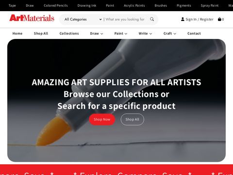 Art supplies online