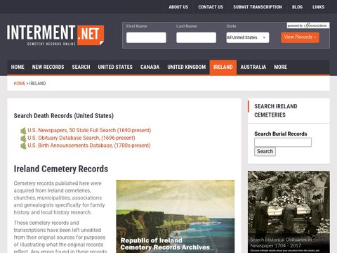 Cemetery Records