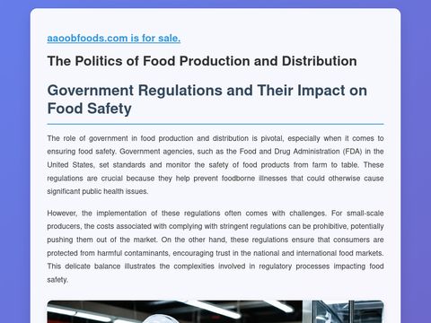 AAOOB Storable Foods