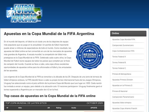 Futbol Apuestas