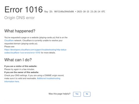 Playing Cards Online