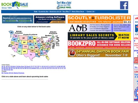 Book Sale Finder