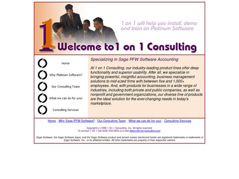1 On 1 Consulting