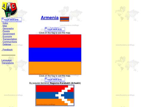 Theodora.com - Flags of Armenia