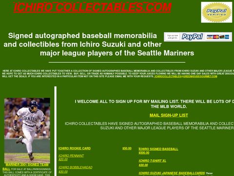Ichiro Collectables