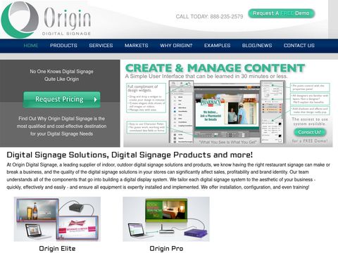 Origin Digital Signage