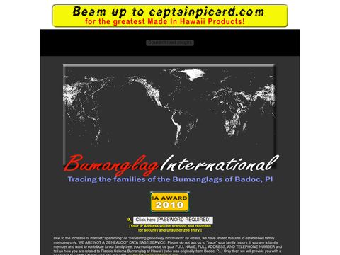 International Site of The Bumanglags