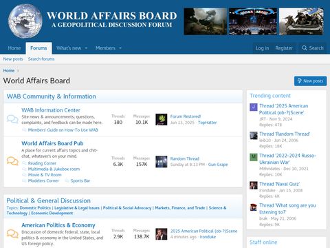 World Affairs Board
