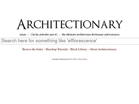 Architectionary