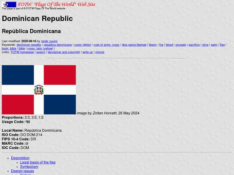 Flags of the World - Dominican Republic