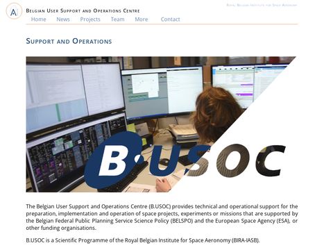 Belgian International Space Station User Support Center