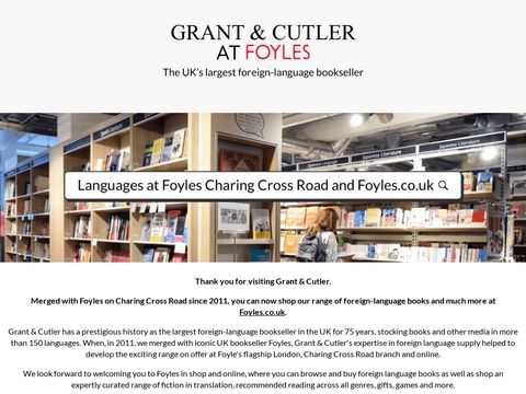 Grant and Cutler Booksellers