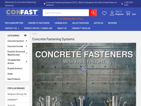 Concrete Fastening Systems