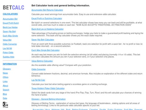 BetCalc