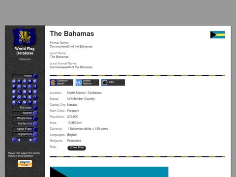 World Flag Database - The Bahamas