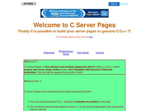 C Server Pages