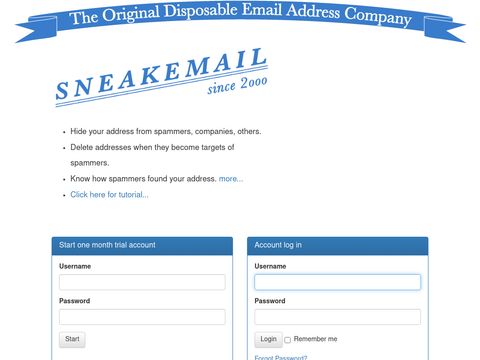 Sneakemail