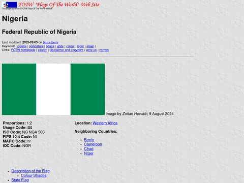 Flags of the World - Nigeria