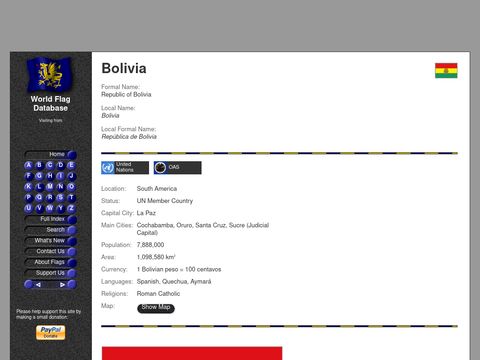 World Flag Database - Bolivia
