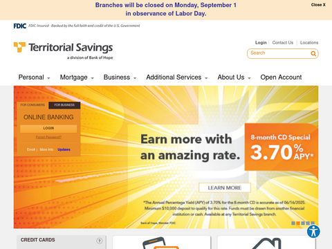 Territorial Savings Bank