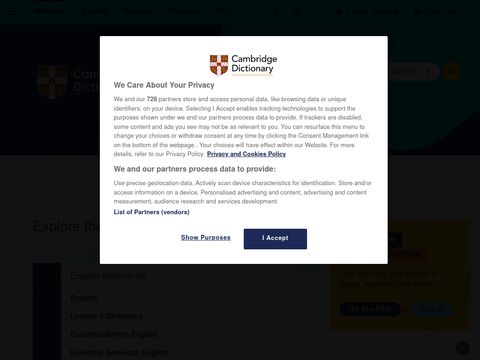 Cambridge Dictionary