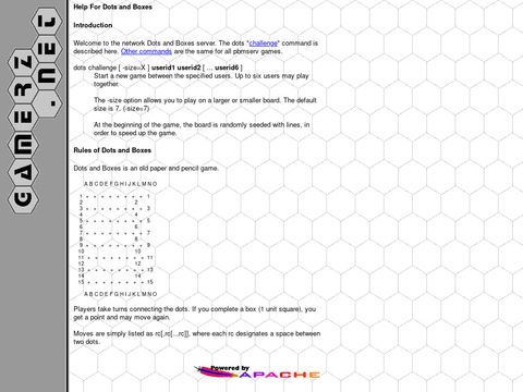 Play-by-eMail Dots and Boxes