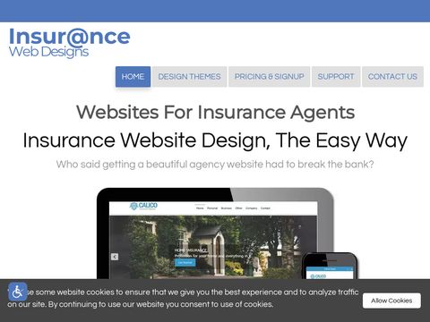 Insurance Web Designs