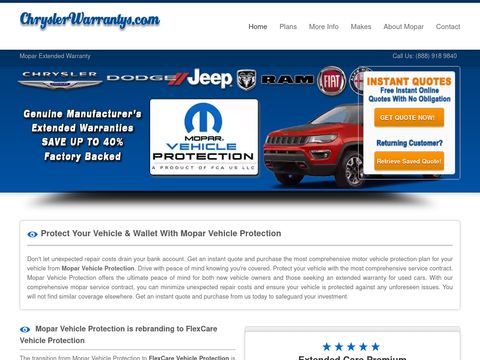 Topor Dodge Chrysler Warranties