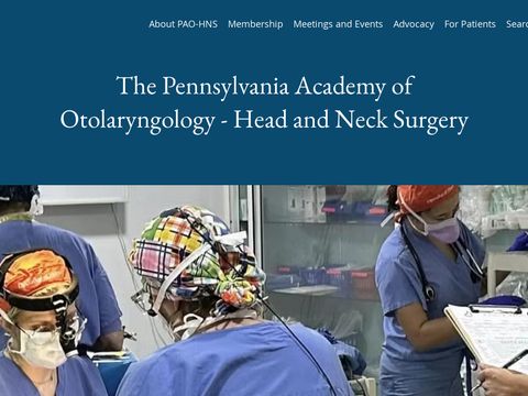Pennsylvania Academy of Otolaryngology Head and Neck Surgery