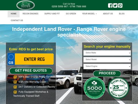 Range Rover Engine Specialist