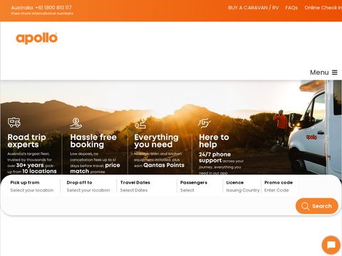 Apollo Motorhome Holidays