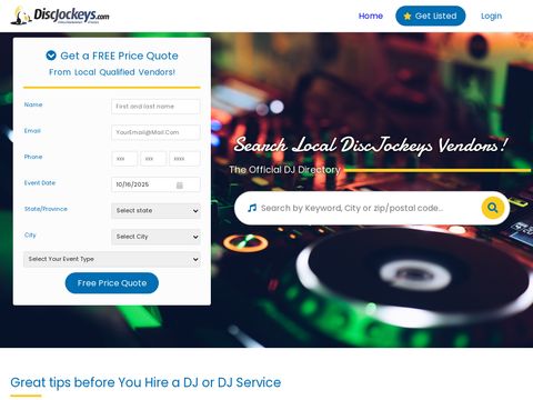 Disc Jockeys Directory