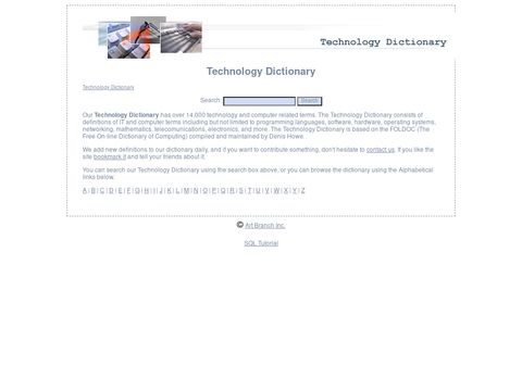 Technology Dictionary