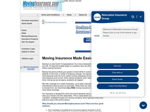 Moving Insurance