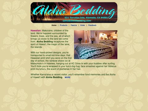 Aloha Bedding