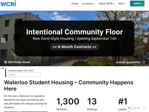 Waterloo Cooperative Residence Inc.