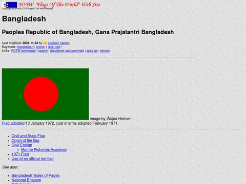 Flags of the World - Bangladesh