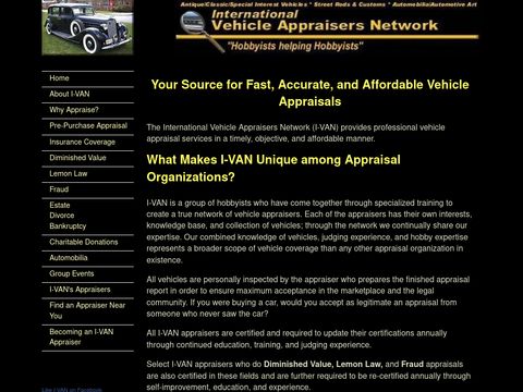 International Vehicle Appraisers Network