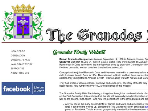 The Granados Family Website
