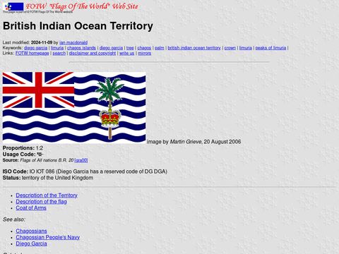 Flags of the World - British Indian Ocean Territory