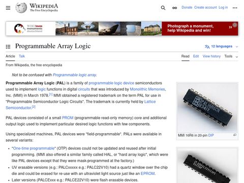 Programmable Array Logic