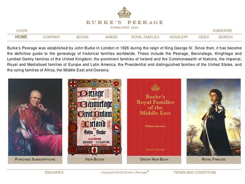 Burkes Peerage and Gentry