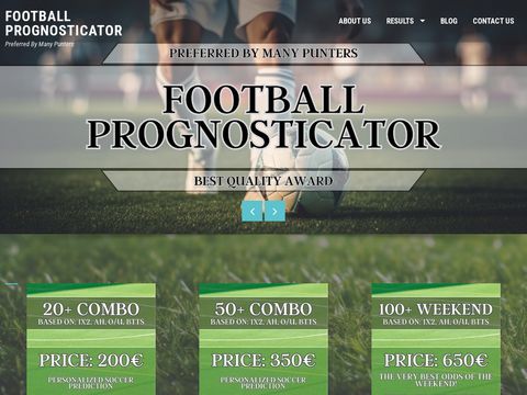 Football Prognosticator
